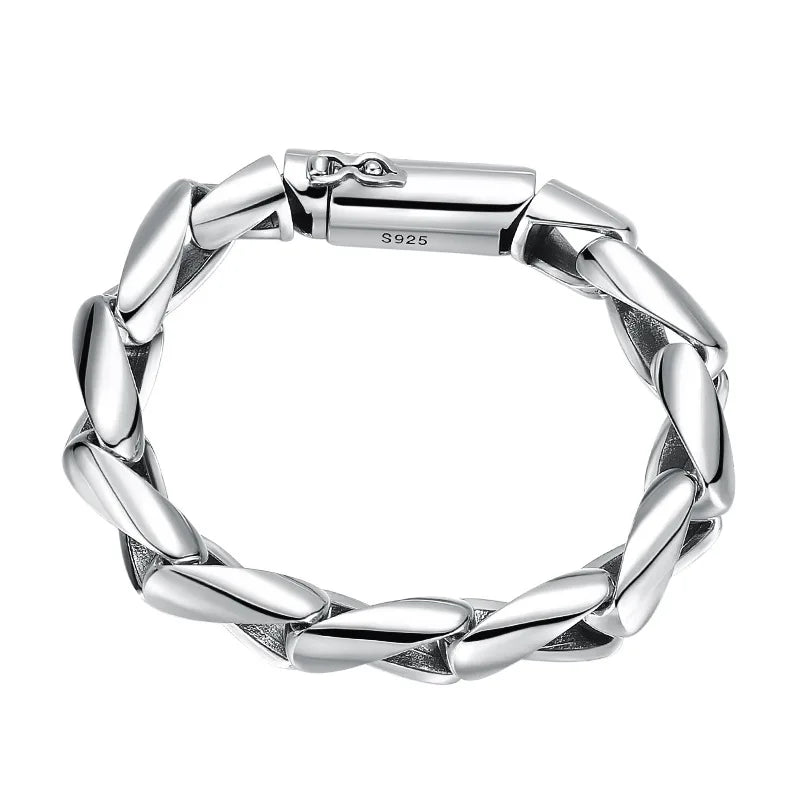 Silver Bracelets for Men New Fashion Ancient.