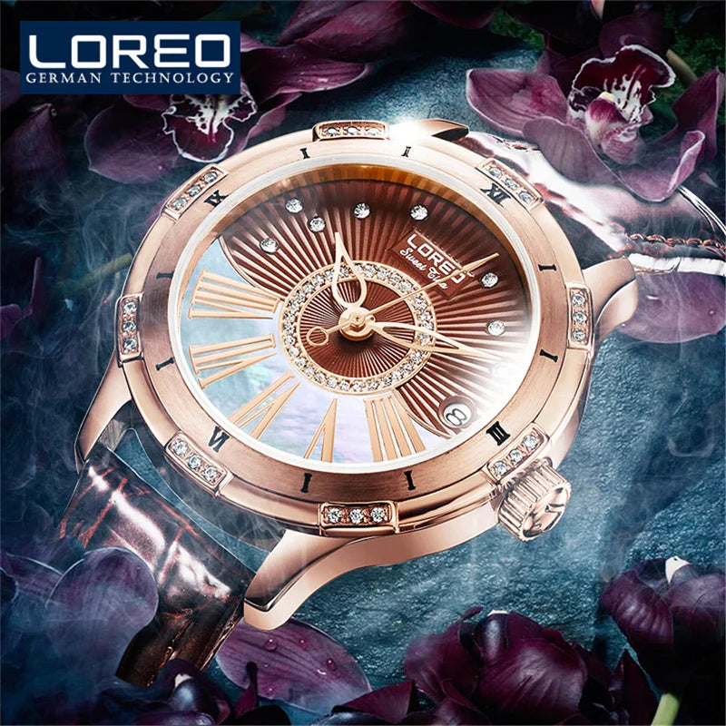 LOREO Ladies Small Watches Fashion Watch Seagull.