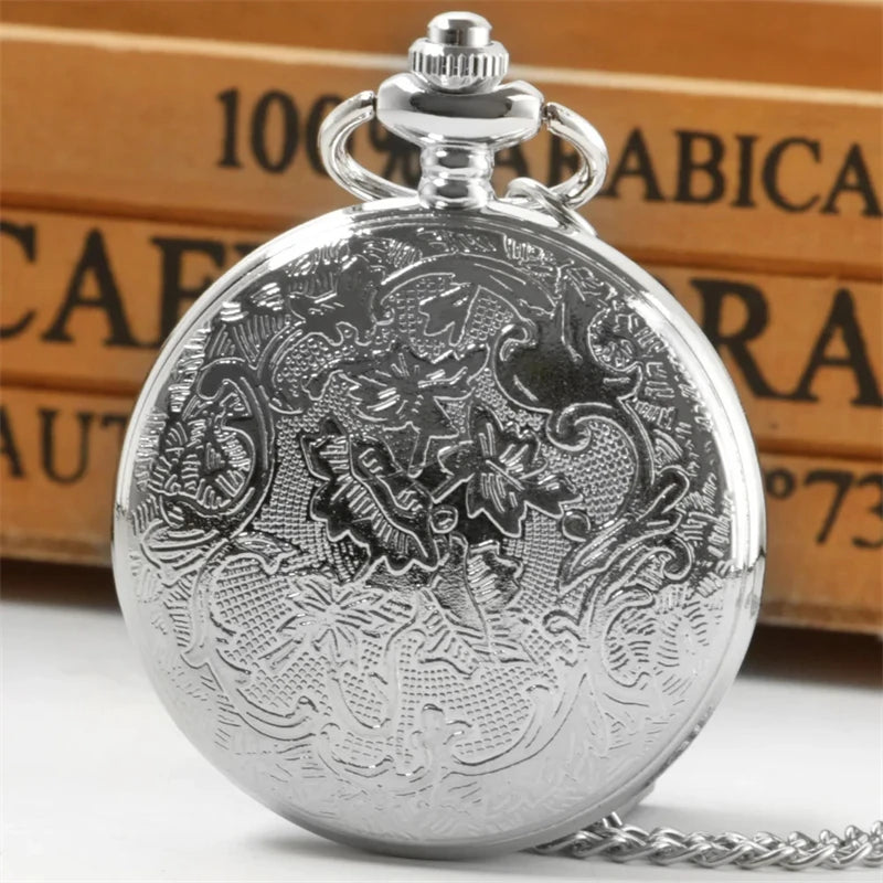 Classic vintage pocket watch fashion hollow carving.