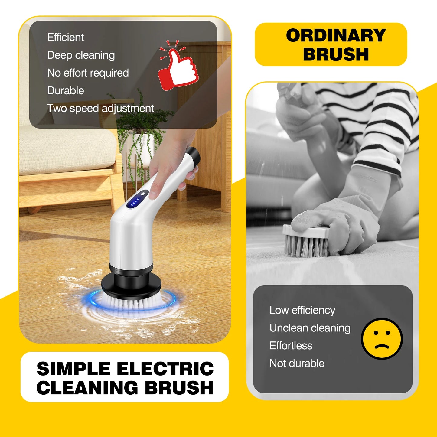 Cordless Electric Brush Multi-functional Automatic.