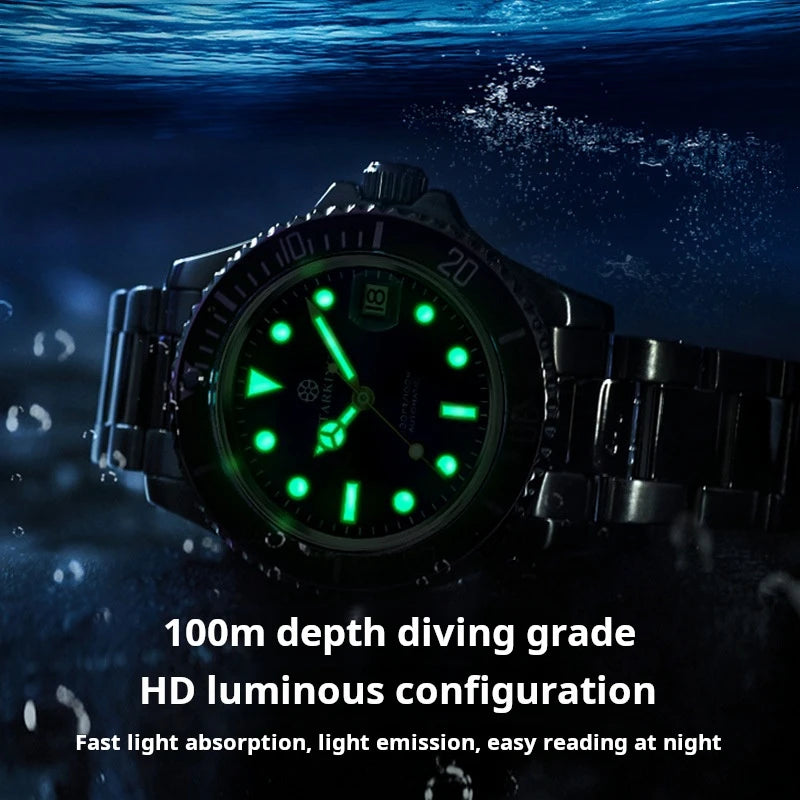 STARKING Brand 100M Diving Sports Mechanical Watch for Men.