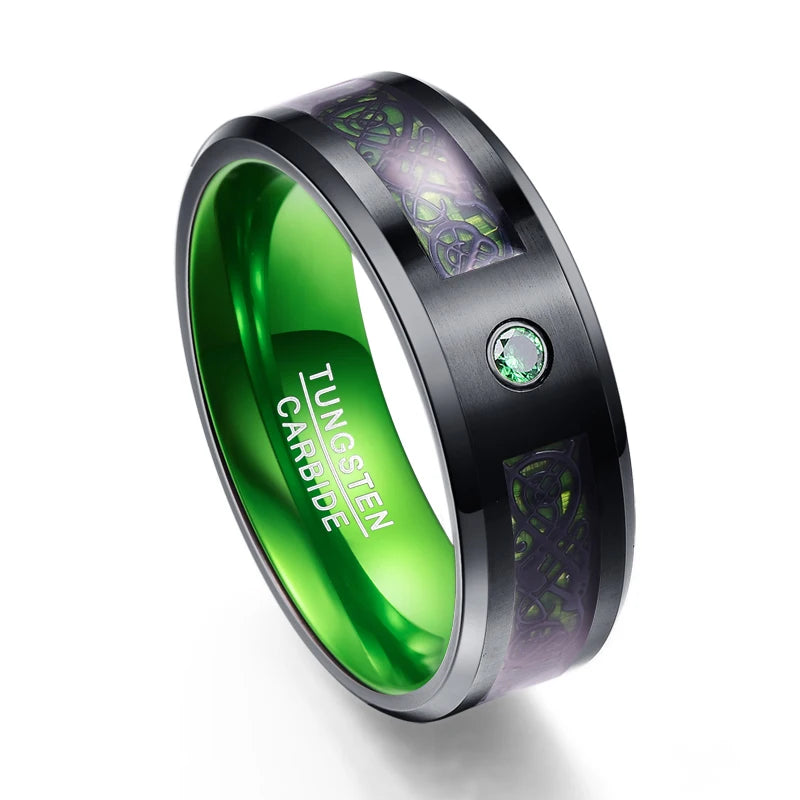 Men's Ring Tungsten Carbide Wedding Band.