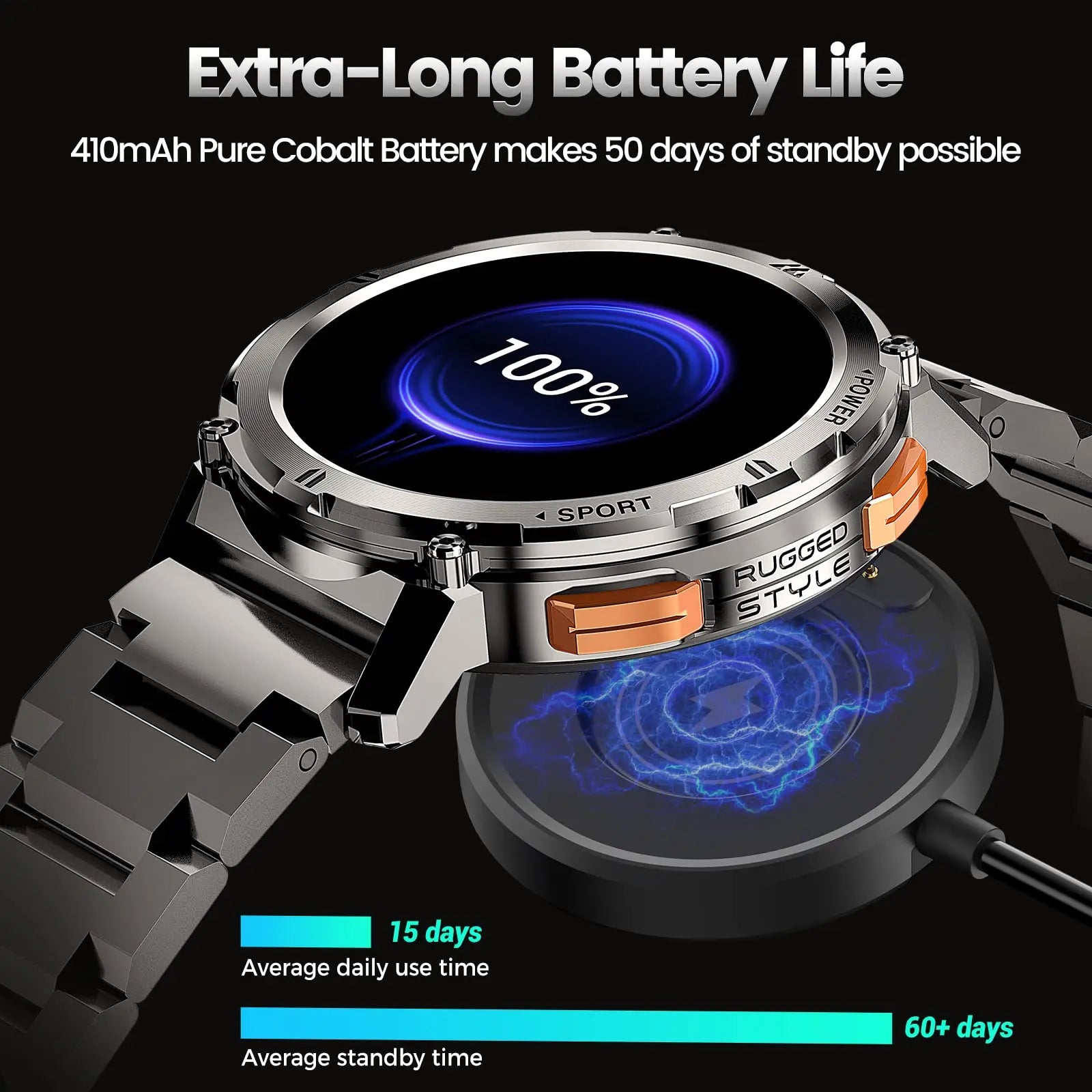 2024 New KOSPET TANK T2 Ultra Smartwatch.