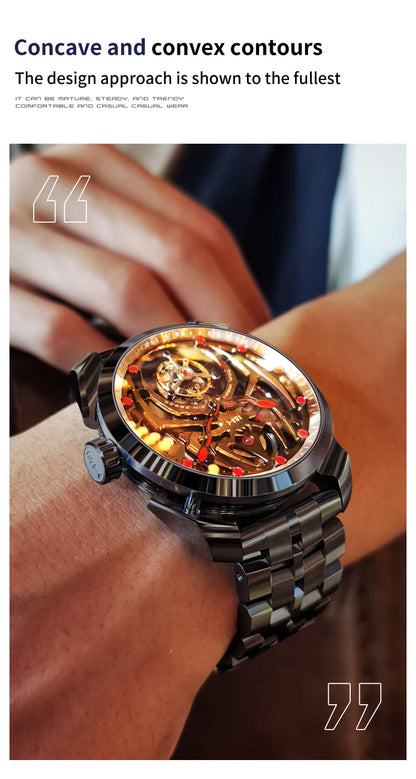 IDEAL KNIGHT Tourbillon  Waterproof Watch