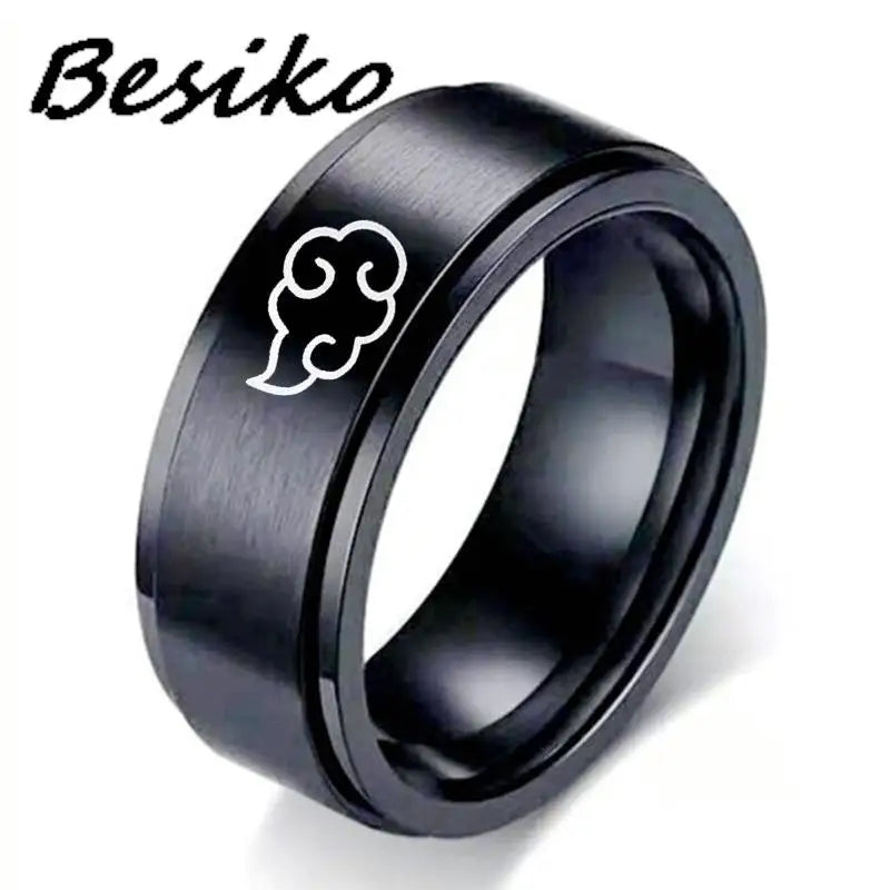 Japanese Cosplay Cloud Spin Stainless Ring