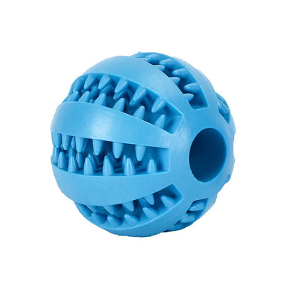 Dog Toy Ball Interactive Rubber Balls Puppy Chewing Toys Pet Tooth Cleaning Ball Cats Pets Food Treat Feeder Silicone Balls Toy