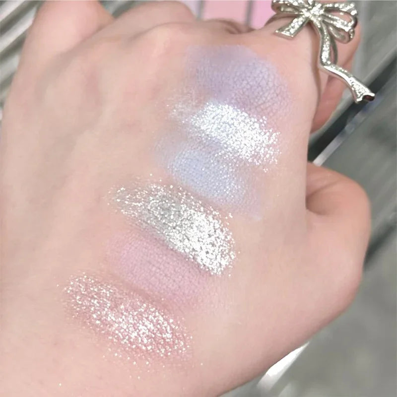 High Quality Matte Eyeshadow Palette Pearlescent Sequins Blush.