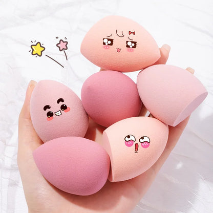 4pcs Makeup Sponge Blender Beauty Egg Cosmetic Puff Soft Foundation.