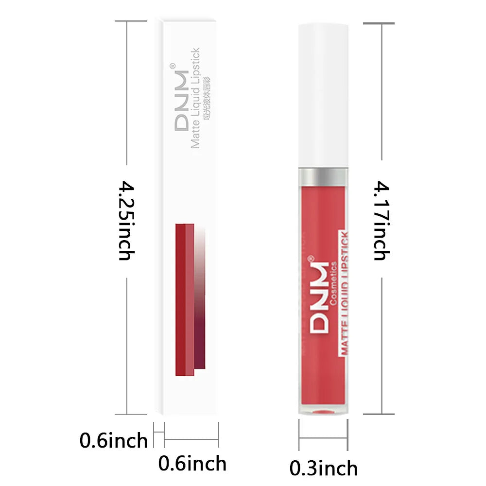 18 Colors Matte Velvet Lip Glaze Waterproof Long-Lasting Not Easy To Fade Lip Gloss Lipstick Waterproof Makeup Cosmetic Tool