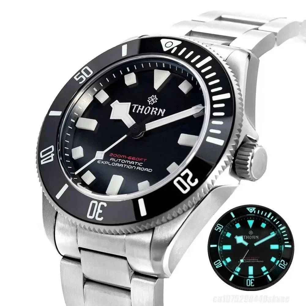 Titanium Watch For Men Vintage Movement Automatic.