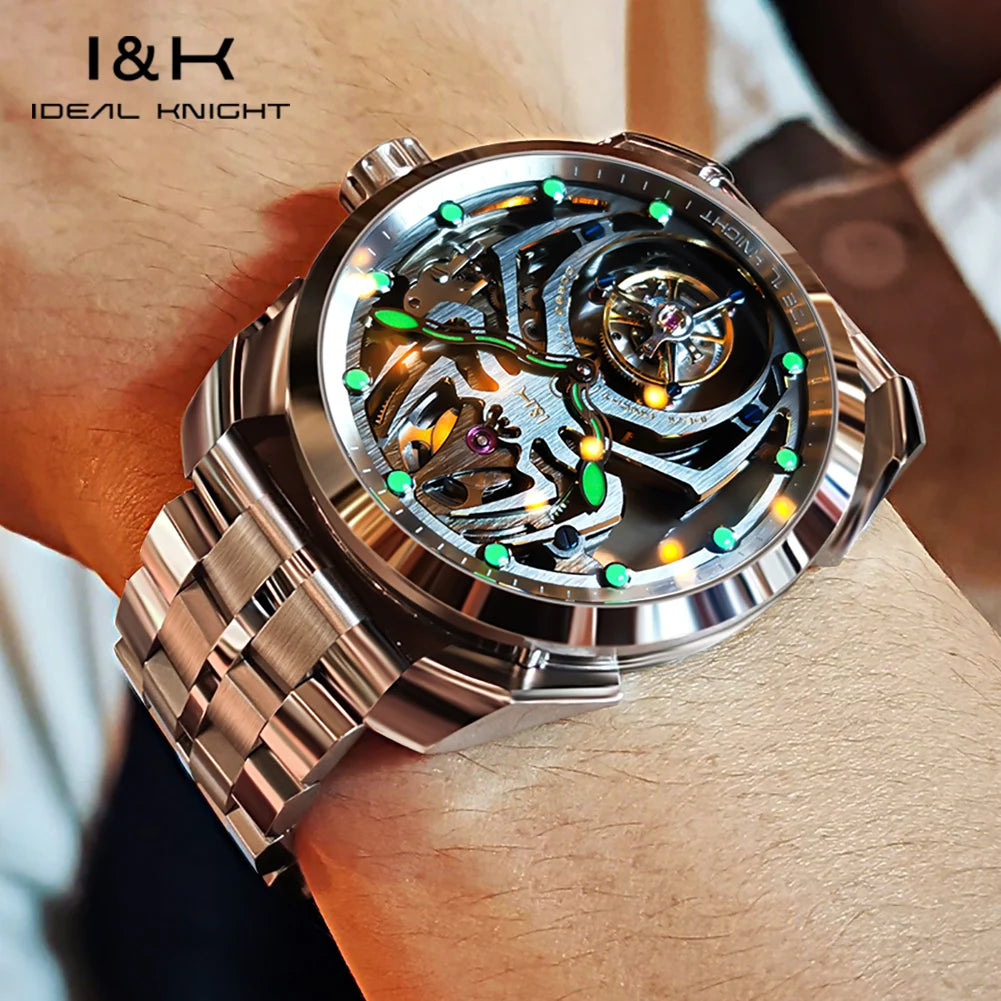 IDEAL KNIGHT Tourbillon Flywheel Watch for Men.