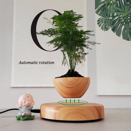 Levitating Air Pot Rotation Flower Planters Magnetic.