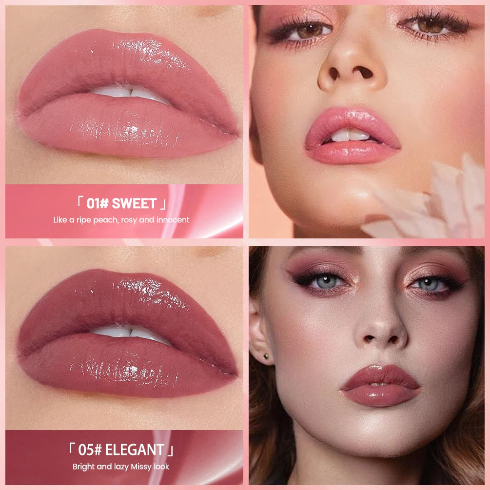 Waterproof Lip Gloss Mirror Lipgloss Glaze Moisturizing.