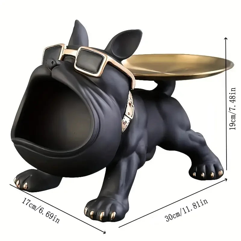 Multi-purpose bulldog animal statue creative ornaments living room study bedroom decoration home interior decoration accessories