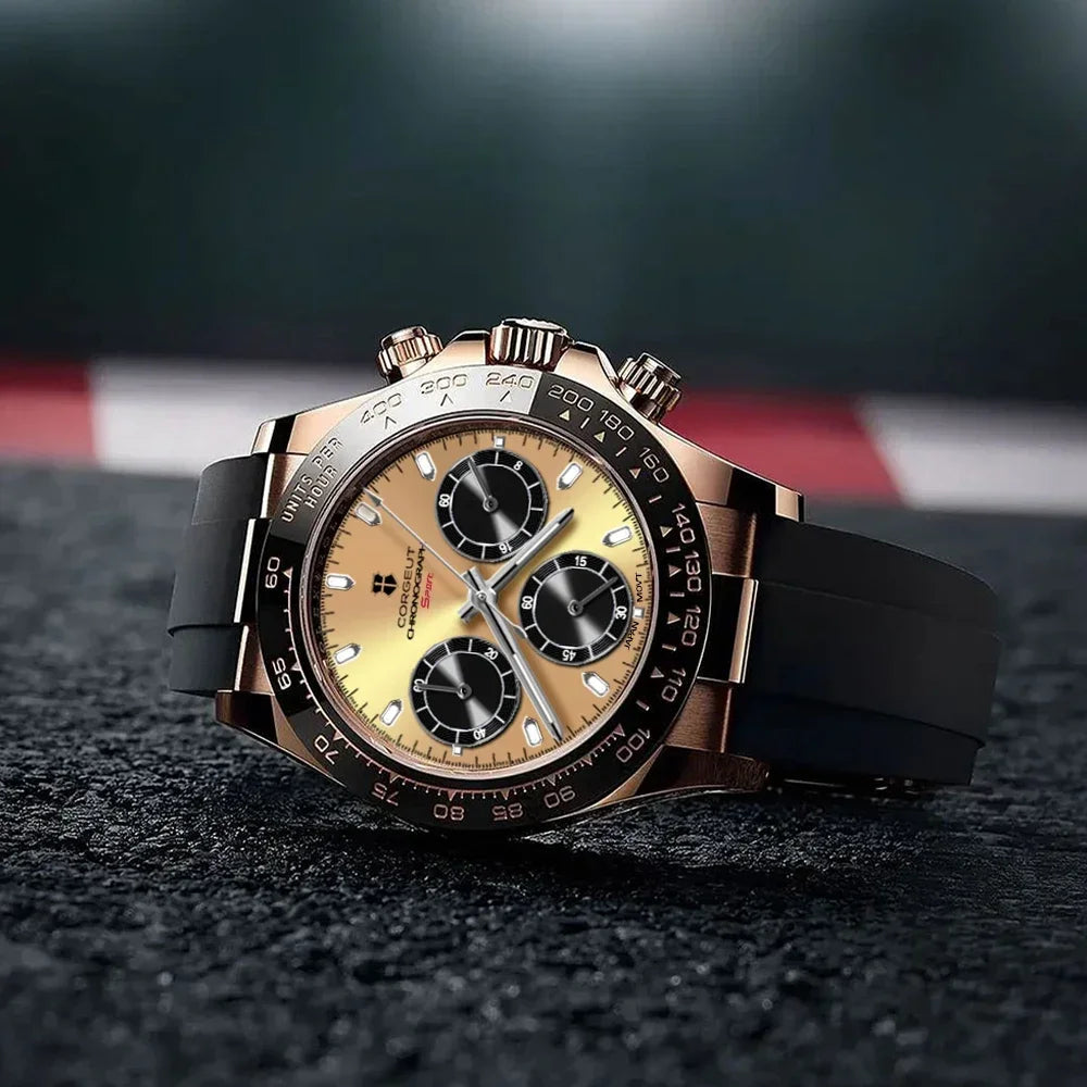 Sports Luxury Racing Driver Men's Watch.