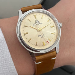 Vintage Shanghai Watch Men 37mm Hand Wind.