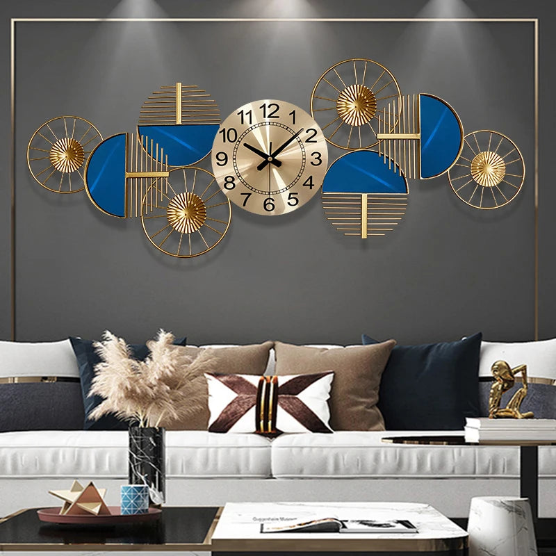 European Unique Wall Clock Metal Unique