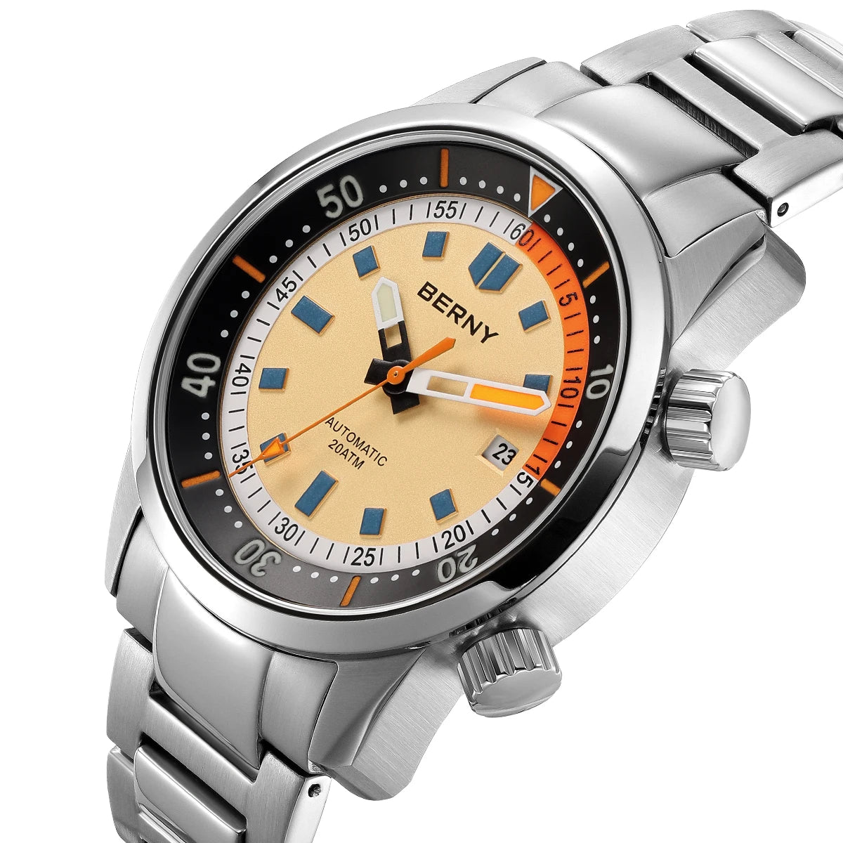 BERNY Automatic Diving Watch for Men.