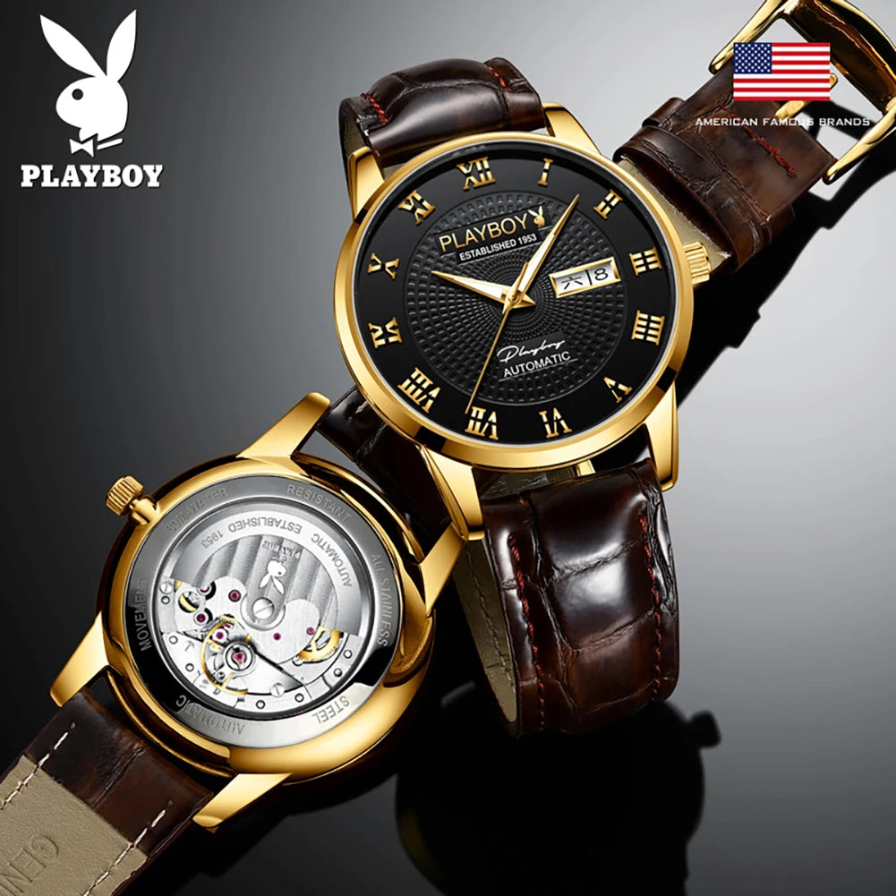 PLAYBOY Top Brand Men Watch High Quality.