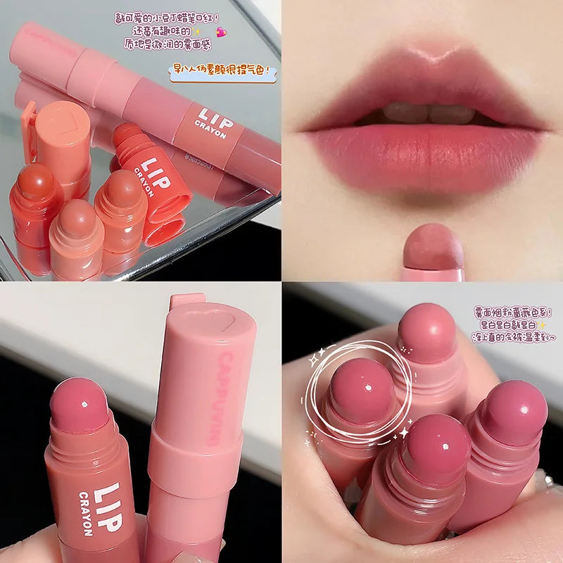 4 In 1 Matte Lipstick Pencil Kit Combo Velvet Sexy.