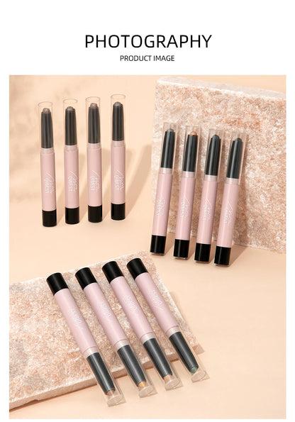 12 Colors Highlighter Eyeshadow Pencil Waterproof.