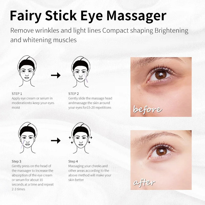 EMS Microcurrent Massager Eye Face Beauty.