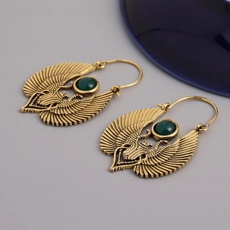 Vintage Egyptian Inspired Designs Sacred Wings.