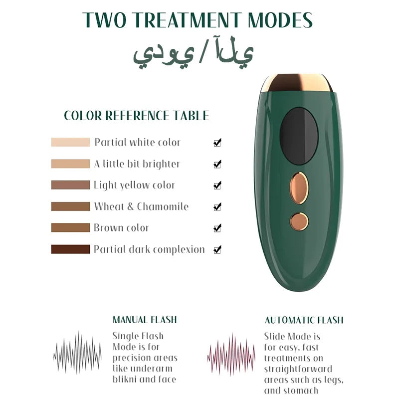 IPL Hair Removal Safe Laser Epilator 990000 Flash LCD Display Bikini Depil Beauty for Women Painless Body Hair Removal At Home