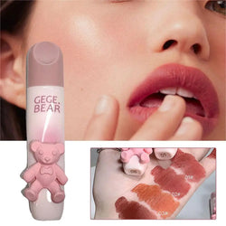 Little Bear Matte Lipstick Double Head Lip Coat.