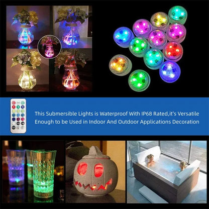 Wireless Intelligent Remote Control LED Night Iight IP67 Waterproof Home Atmosphere, Game Room, DIY Decoration, Long Service Lif