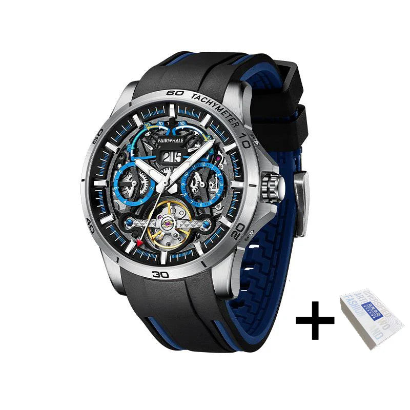 Multifunction Calendar Automatic Watch for Men Business Week