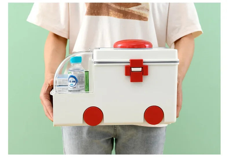 Multifunctional Ambulance Medicine Box Large Capacity.