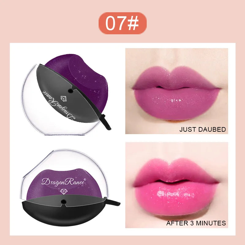 Lip-shaped Lipstick Makeup Temperature Color.