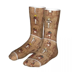 Ancient Egyptian Civilization Socks Men's Women's Fashion.