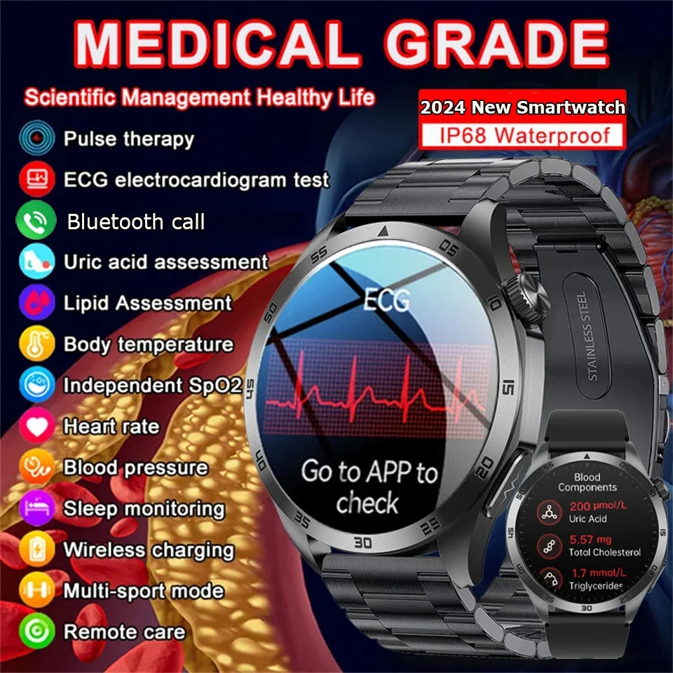 2024 New Temperature Pulse Physiotherapy Smartwatch.