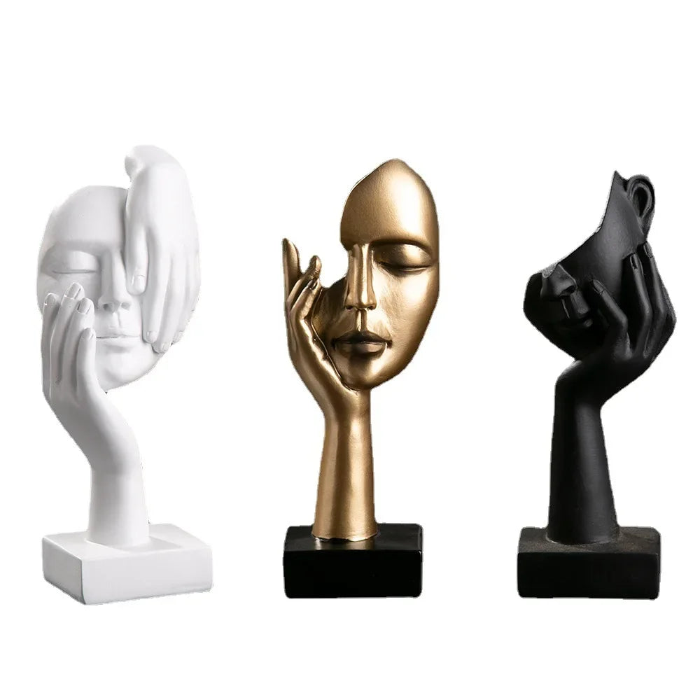 Product Description: Resin Abstract Statue Desktop Ornaments.