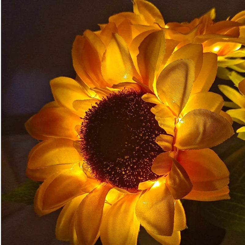 Rechargeable Sunflower Led Simulation Night Light.