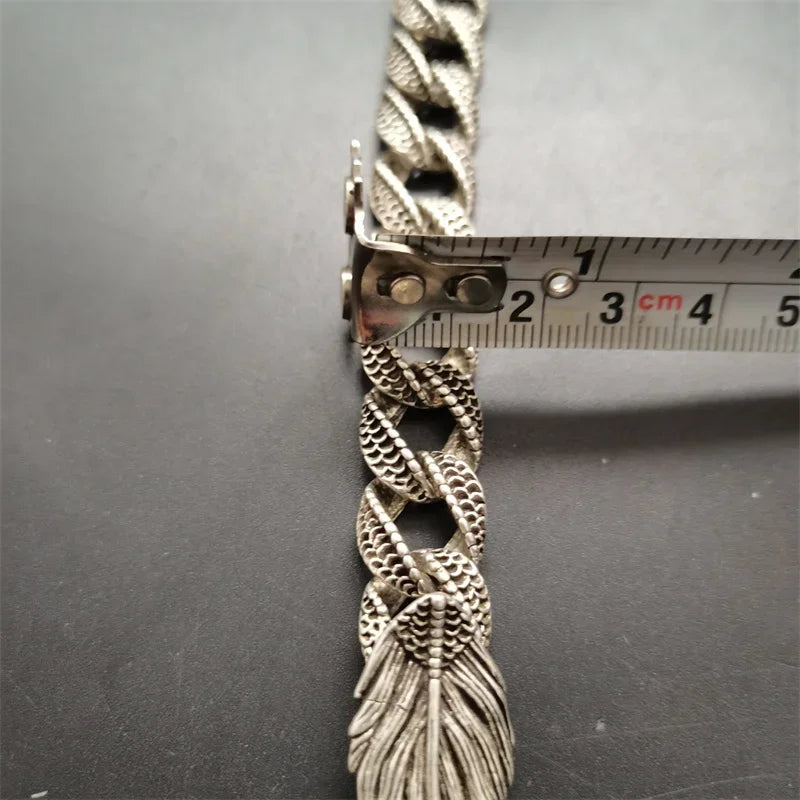 Silver Dragon Head Bracelet Fashion Bangles