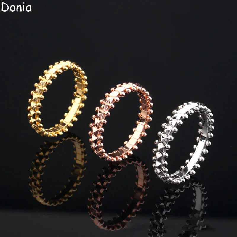 Jewelry European and American fashion glossy titanium.