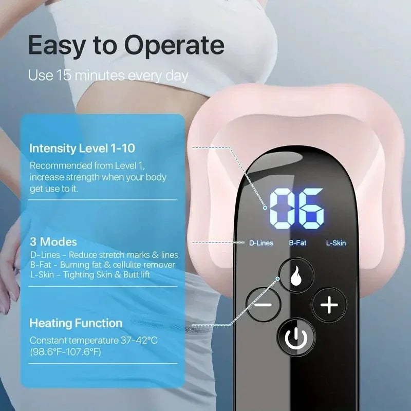 Home Use Portable Electric Fat remover Body Massager for Belly Waist Arm Leg Butt