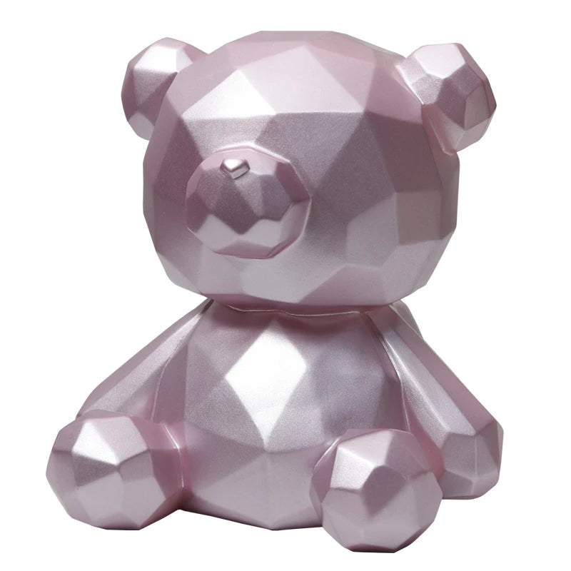 Cartoon Bear Piggy Bank Coin Money Boxes.