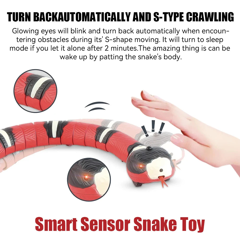 Cat Dog Pet Snake Toys Rechargeable Smart.