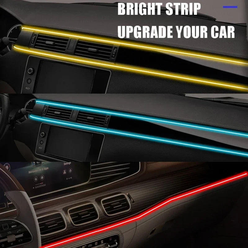 1/2/3/4/5M RGB Car Interior Ambient LED Light Strip.