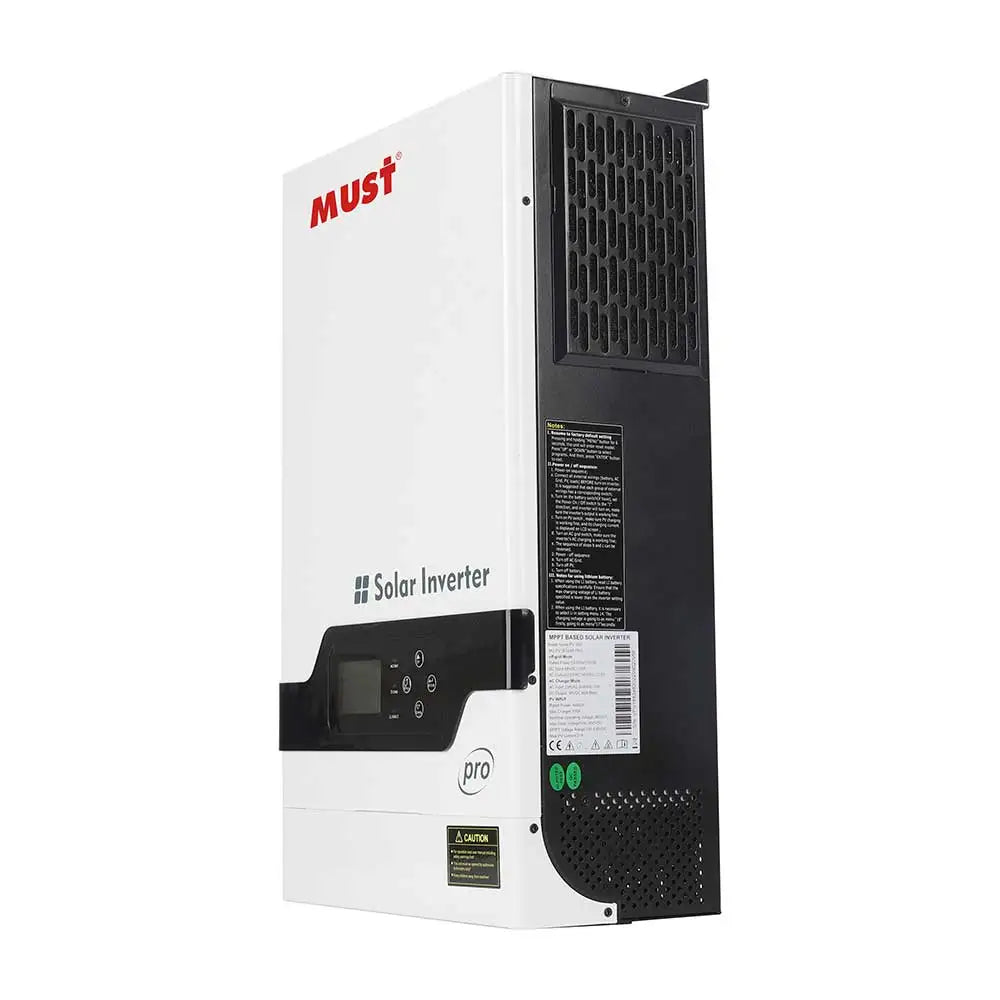 MUST PV1800 PH1800 PRO 450V 5.2KW 48V On Off Grid Hybrid Solar Inverter PV Input 6000W  MPPT 100A Charger SUB Mode