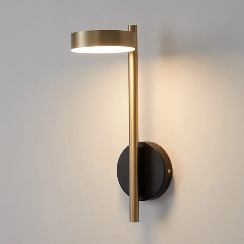 Modern Simple Wall Lamp: Light Luxury Creative LED Bedroom Bedside Decoration Lighting.