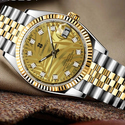 Diamond Jungle Luxury Business Men's Watch.