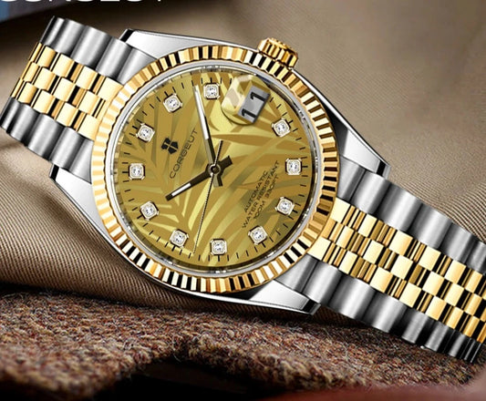 Diamond Jungle Luxury Business Men's Watch.