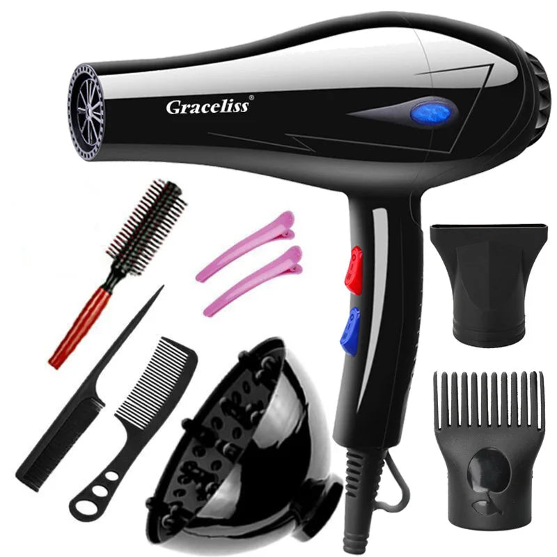 High-Power Professional Hair Dryer, Versatile