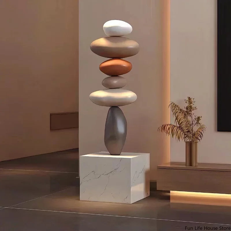 Creative Stone Living Room Art Ornaments Light Luxury Home.