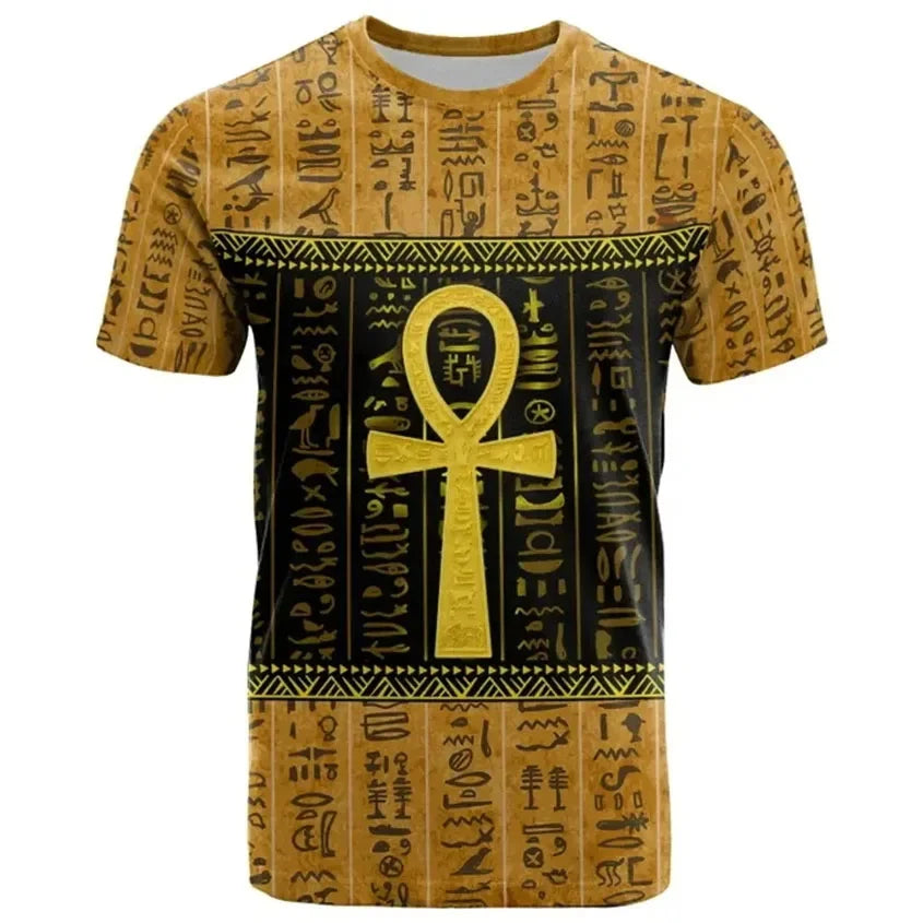 Fashionable Egyptian Wind Pictures For Men's T-Shirts.